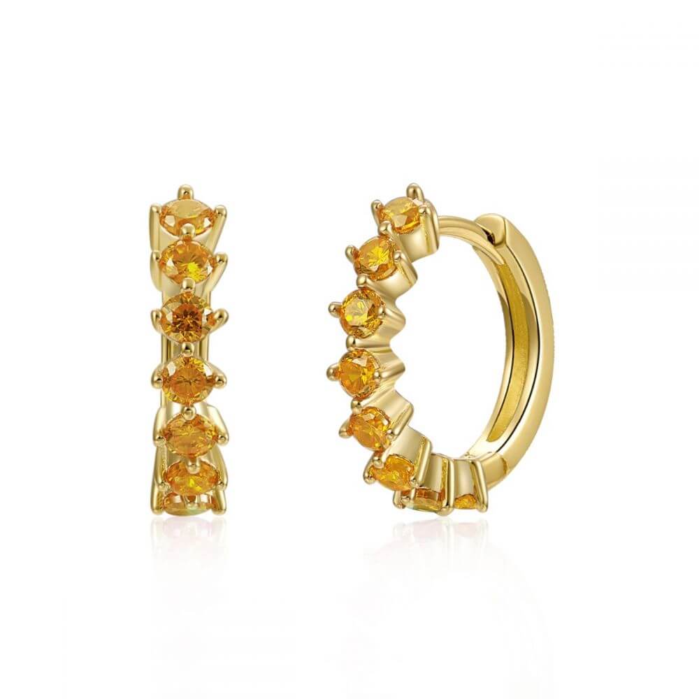 Le Marshand®  -  Joyería en plata 925, chapado en Oro 24K - Arito Circulitos Champagne - Diseños propios - Brazaletes, pulseras, collares y pendientes - Joyería online - Mallorca