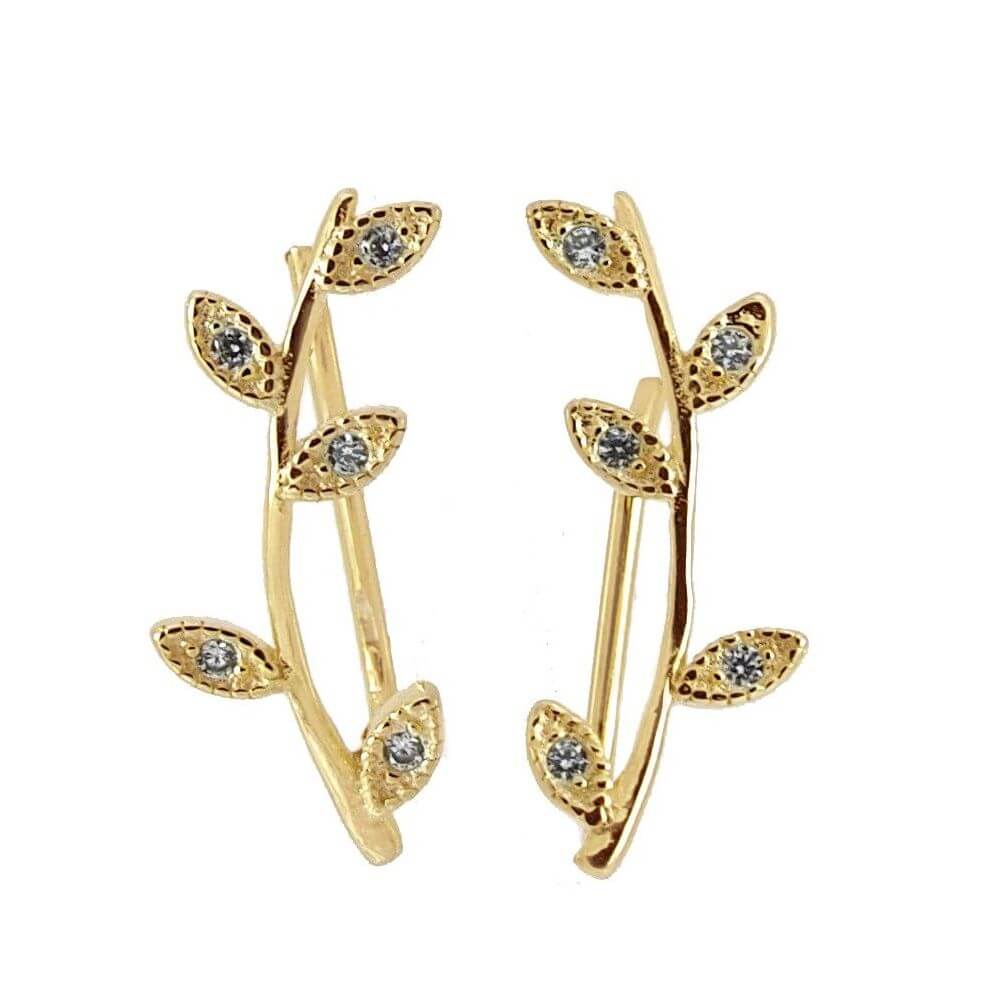Le Marshand®  -  Joyería en plata 925, chapado en Oro 24K - Climbers Rama Olivo - Diseños propios - Brazaletes, pulseras, collares y pendientes - Joyería online - Mallorca