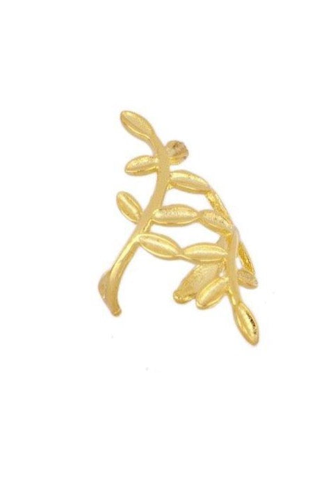 Le Marshand®  -  Joyería en plata 925, chapado en Oro 24K - Cuff Liso Ramita (Oro) - Diseños propios - Brazaletes, pulseras, collares y pendientes - Joyería online - Mallorca