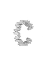 Le Marshand®  -  Joyería en plata 925, chapado en Oro 24K - Cuff Lux barritas (Plata) - Diseños propios - Brazaletes, pulseras, collares y pendientes - Joyería online - Mallorca