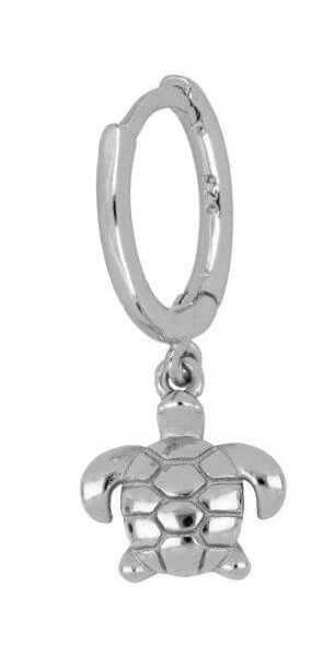 Le Marshand®  -  Joyería en plata 925, chapado en Oro 24K - Arito Tortuguita (Plata) - Diseños propios - Brazaletes, pulseras, collares y pendientes - Joyería online - Mallorca