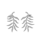 Le Marshand®  -  Joyería en plata 925, chapado en Oro 24K - Pendientes Rama (Plata) (RBJ) - Diseños propios - Brazaletes, pulseras, collares y pendientes - Joyería online - Mallorca