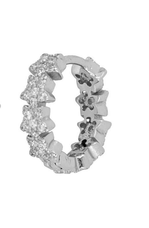 Le Marshand®  -  Joyería en plata 925, chapado en Oro 24K - Arito Estrellas (Plata) - Diseños propios - Brazaletes, pulseras, collares y pendientes - Joyería online - Mallorca