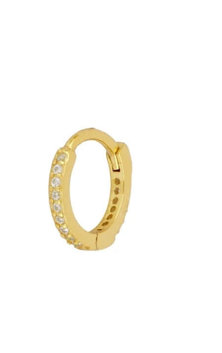 Le Marshand®  -  Joyería en plata 925, chapado en Oro 24K - Arito Básico Circonitas - Diseños propios - Brazaletes, pulseras, collares y pendientes - Joyería online - Mallorca