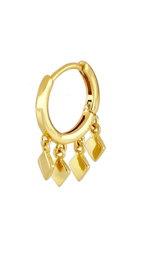 Le Marshand®  -  Joyería en plata 925, chapado en Oro 24K - Arito Multi Rombos - Diseños propios - Brazaletes, pulseras, collares y pendientes - Joyería online - Mallorca
