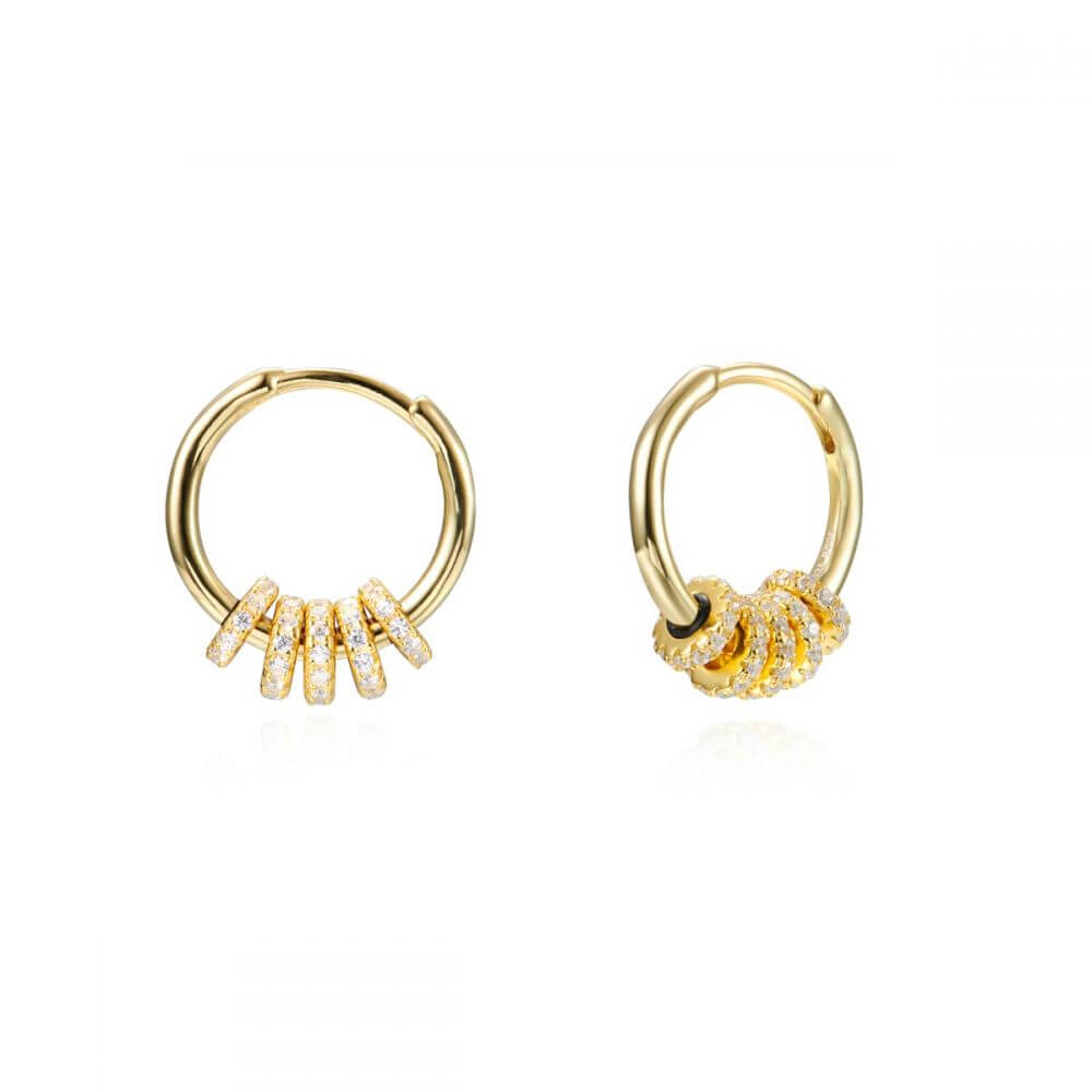 Le Marshand®  -  Joyería en plata 925, chapado en Oro 24K - Arito Lux Donuts - Diseños propios - Brazaletes, pulseras, collares y pendientes - Joyería online - Mallorca