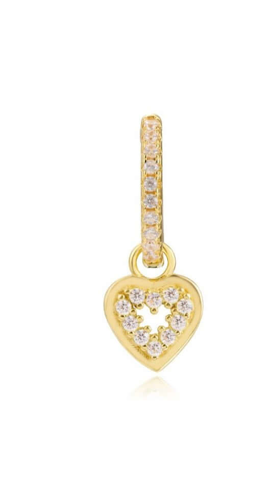 Le Marshand®  -  Joyería en plata 925, chapado en Oro 24K - Arito Corazón Hueco - Diseños propios - Brazaletes, pulseras, collares y pendientes - Joyería online - Mallorca