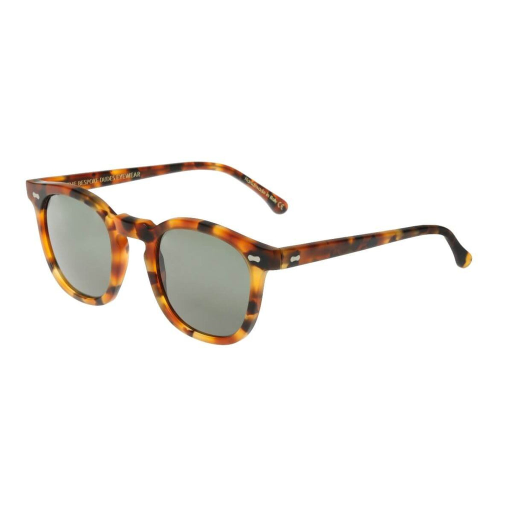 Le Marshand®  -  Joyería en plata 925, chapado en Oro 24K - Twill - Amber Tortoise / Green - Diseños propios - Brazaletes, pulseras, collares y pendientes - Joyería online - Mallorca