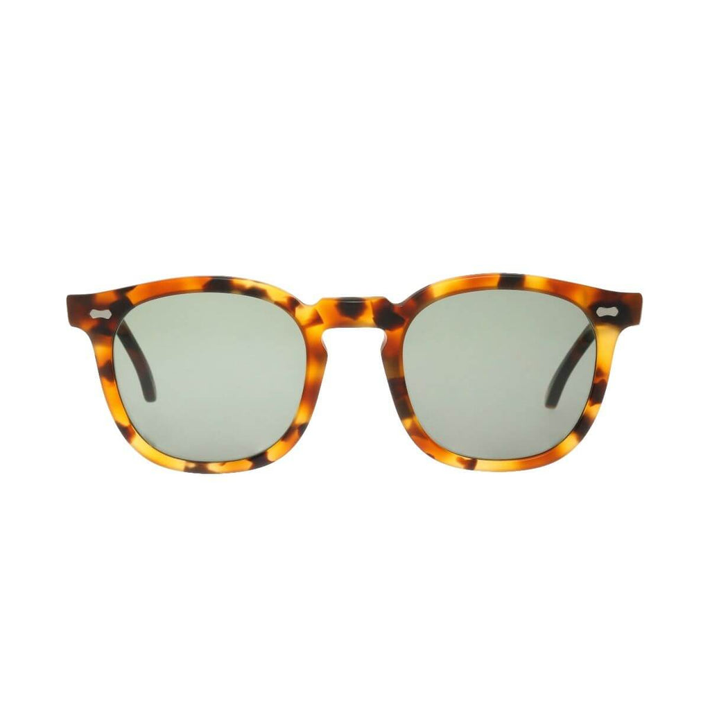 Le Marshand®  -  Joyería en plata 925, chapado en Oro 24K - Twill - Amber Tortoise / Green - Diseños propios - Brazaletes, pulseras, collares y pendientes - Joyería online - Mallorca